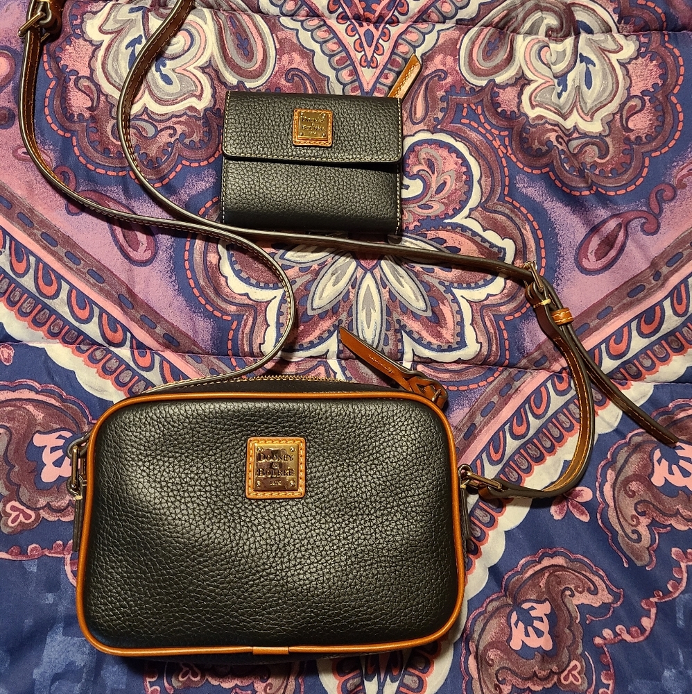Dooney & Burke Camera Crossbody & Wallet Set
